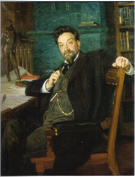 Portrait of professor Karl Warburg